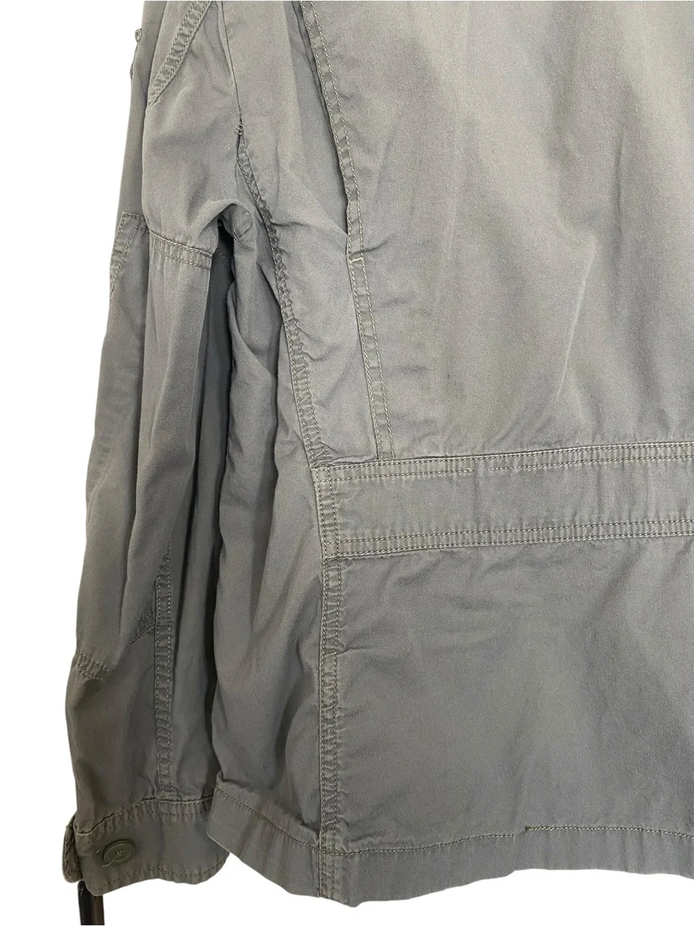 J. Crew Factory Olive Twill Chino Utility Field Jacket Women’s Medium